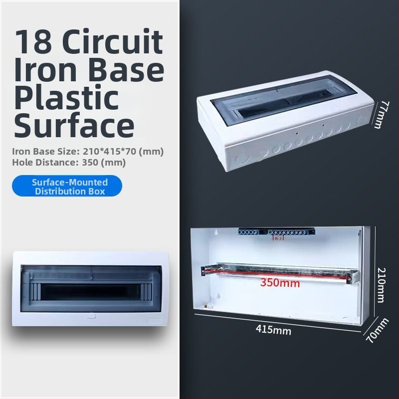 Пластмасов електрически разпределителен корпус PZ30, водоустойчив, за повърхностен или скрит монтаж, защита от течове