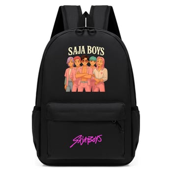 Unisex PVC koolikott hingav disain, kõverad õlarihmad, karikatuurloomade muster