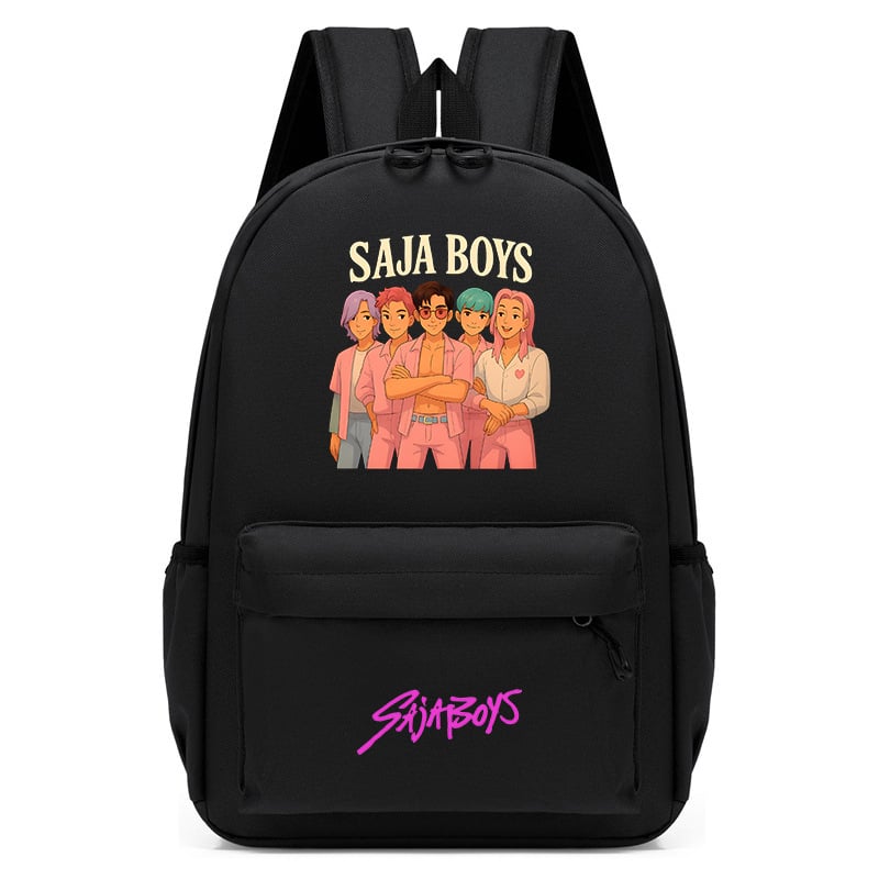 Unisex PVC koolikott hingav disain, kõverad õlarihmad, karikatuurloomade muster