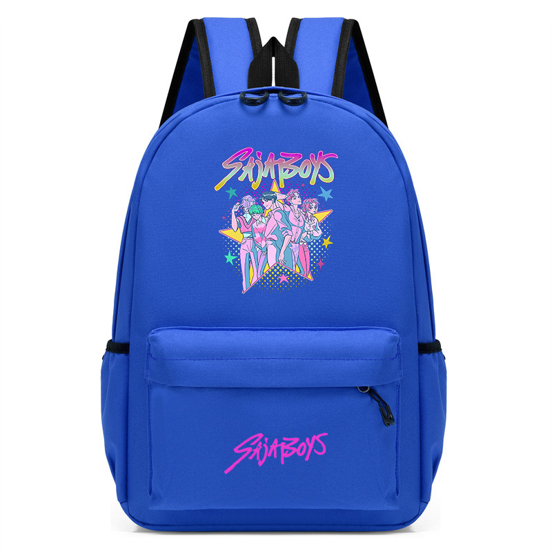 Unisex PVC koolikott hingav disain, kõverad õlarihmad, karikatuurloomade muster