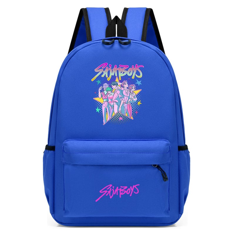 Unisex PVC koolikott hingav disain, kõverad õlarihmad, karikatuurloomade muster