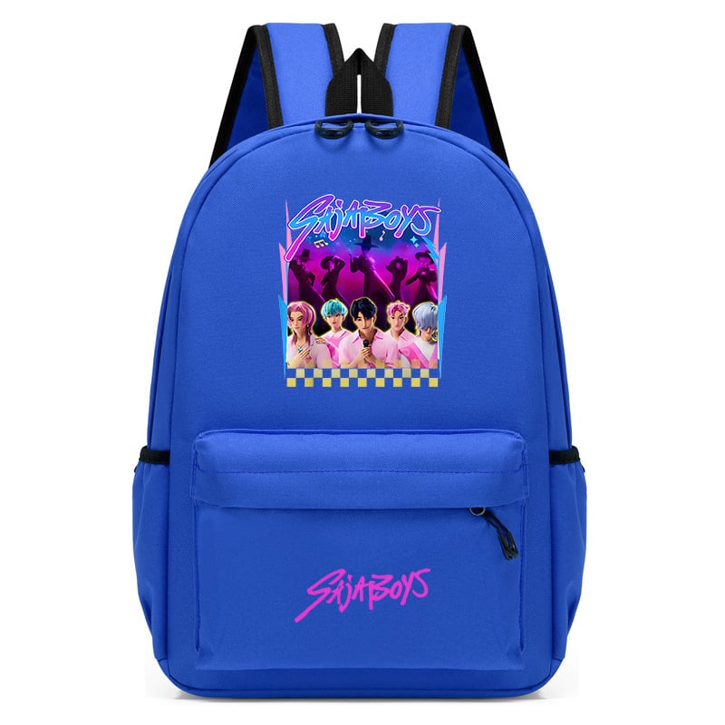 Unisex PVC koolikott hingav disain, kõverad õlarihmad, karikatuurloomade muster