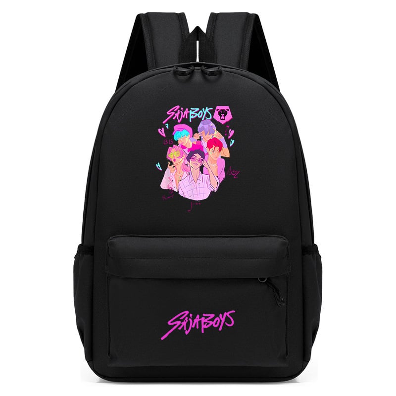 Unisex PVC koolikott hingav disain, kõverad õlarihmad, karikatuurloomade muster