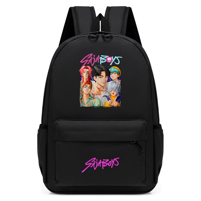 Unisex PVC koolikott hingav disain, kõverad õlarihmad, karikatuurloomade muster