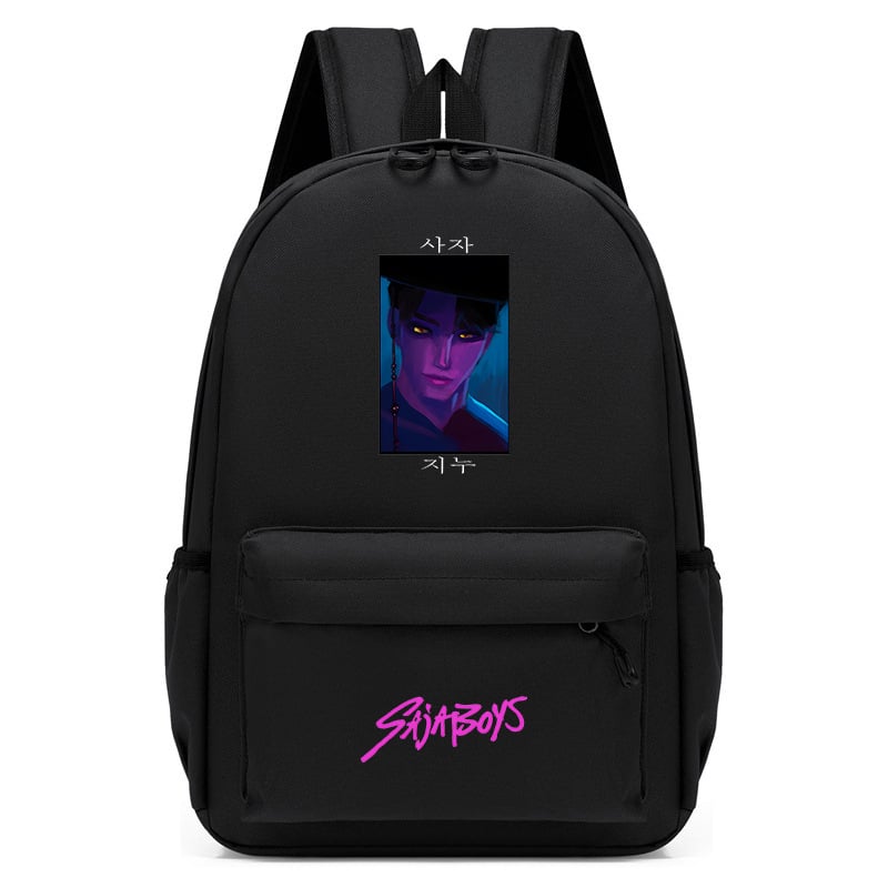 Unisex PVC koolikott hingav disain, kõverad õlarihmad, karikatuurloomade muster