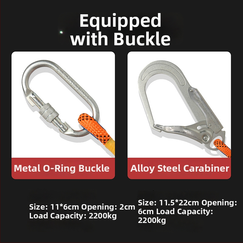 Päťbodový bezpečnostný pás na celé telo s ochranou chrbtice a nohami, s uzamykacím mechanizmom, pre prácu vo výškach a na stavbách