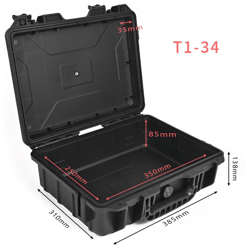 Plastična kutija za alate s trostrukom zaštitom, nosivost 150 kg, okvir od PP inženjerskog plastika — serija Premium waterproof protective