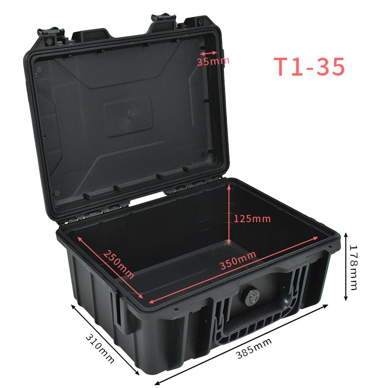 Plastična kutija za alate s trostrukom zaštitom, nosivost 150 kg, okvir od PP inženjerskog plastika — serija Premium waterproof protective