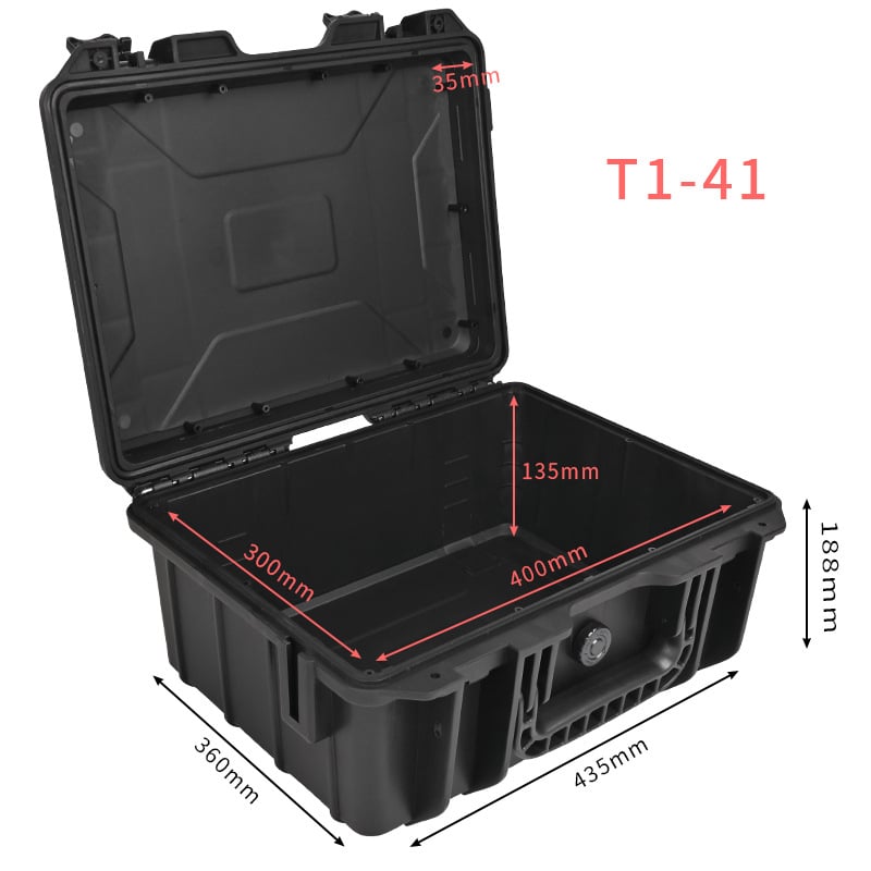 Plastična kutija za alate s trostrukom zaštitom, nosivost 150 kg, okvir od PP inženjerskog plastika — serija Premium waterproof protective