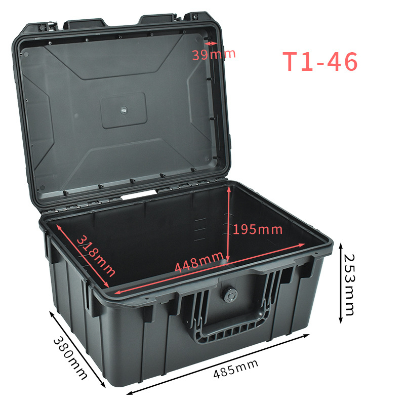 Plastična kutija za alate s trostrukom zaštitom, nosivost 150 kg, okvir od PP inženjerskog plastika — serija Premium waterproof protective