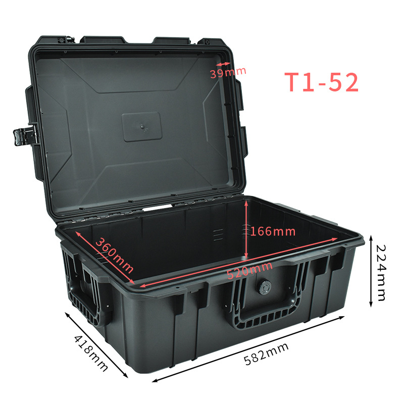 Plastična kutija za alate s trostrukom zaštitom, nosivost 150 kg, okvir od PP inženjerskog plastika — serija Premium waterproof protective