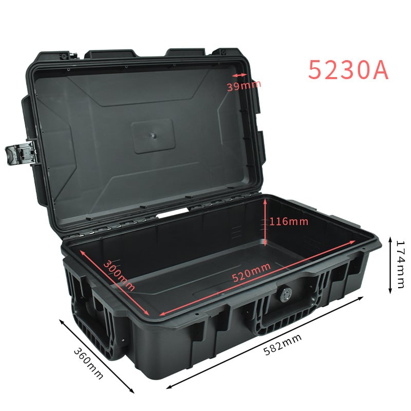 Plastična kutija za alate s trostrukom zaštitom, nosivost 150 kg, okvir od PP inženjerskog plastika — serija Premium waterproof protective