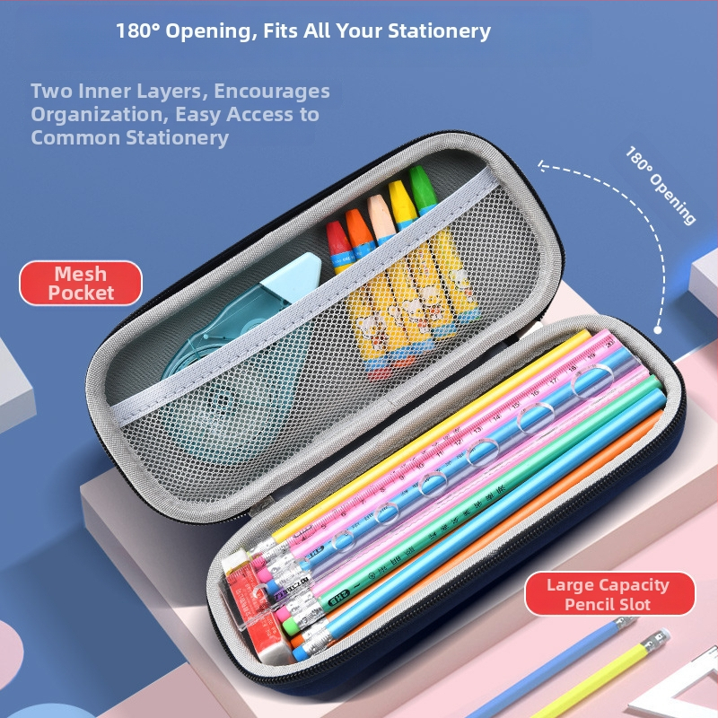 Puzdro na ceruzky s veľkou kapacitou, 3D karikatúra EVA, kozmonaut téma, model D-238, 100 g, možnosť potlače loga