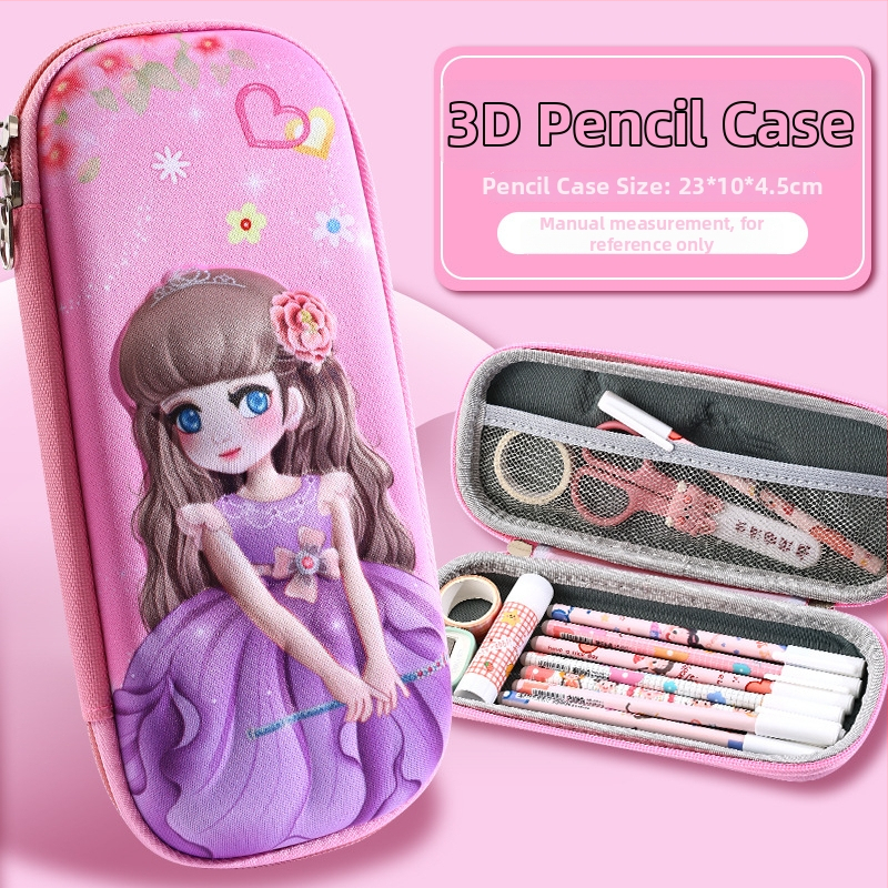 Puzdro na ceruzky s veľkou kapacitou, 3D karikatúra EVA, kozmonaut téma, model D-238, 100 g, možnosť potlače loga