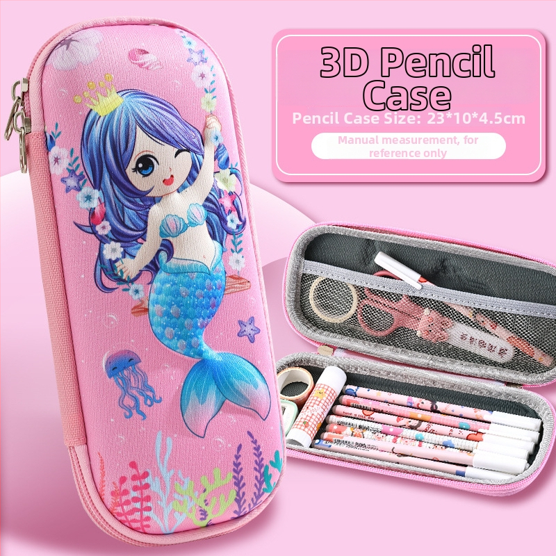 Puzdro na ceruzky s veľkou kapacitou, 3D karikatúra EVA, kozmonaut téma, model D-238, 100 g, možnosť potlače loga