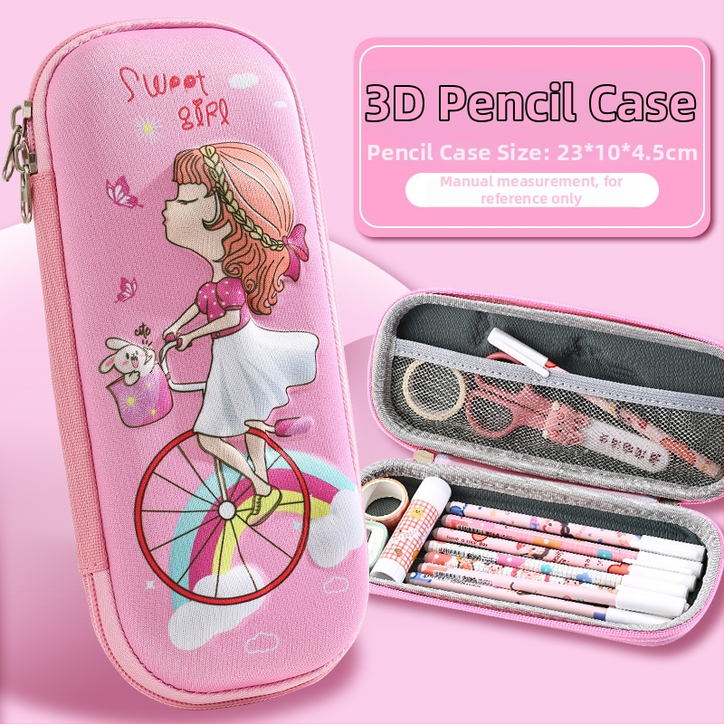 Puzdro na ceruzky s veľkou kapacitou, 3D karikatúra EVA, kozmonaut téma, model D-238, 100 g, možnosť potlače loga