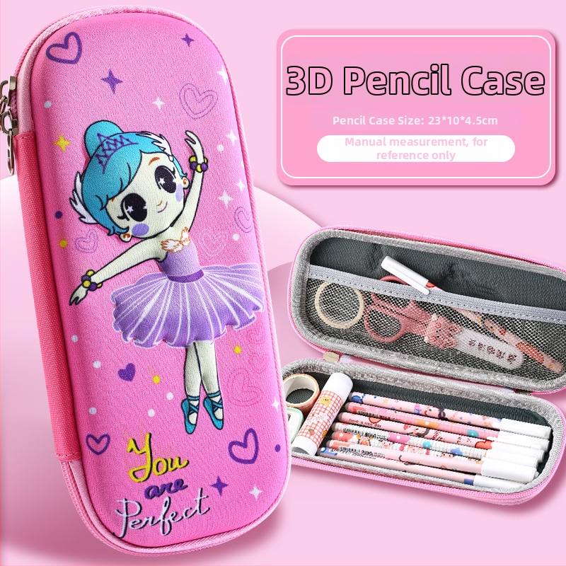 Puzdro na ceruzky s veľkou kapacitou, 3D karikatúra EVA, kozmonaut téma, model D-238, 100 g, možnosť potlače loga