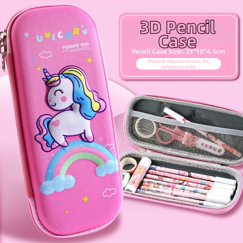 Puzdro na ceruzky s veľkou kapacitou, 3D karikatúra EVA, kozmonaut téma, model D-238, 100 g, možnosť potlače loga