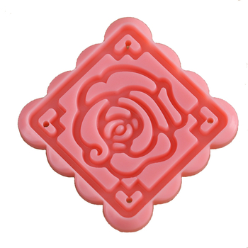 DIY ručna plastična četverokutna forma za mooncake – za pečenje, prilagodljiva