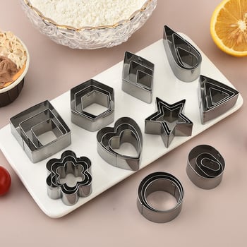 Метален резак за бисквити – неравна форма за оформяне на бисквитки