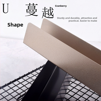 У-образна незалепваща форма за бисквити и хлебни изделия, от дебелоуглеродна стомана