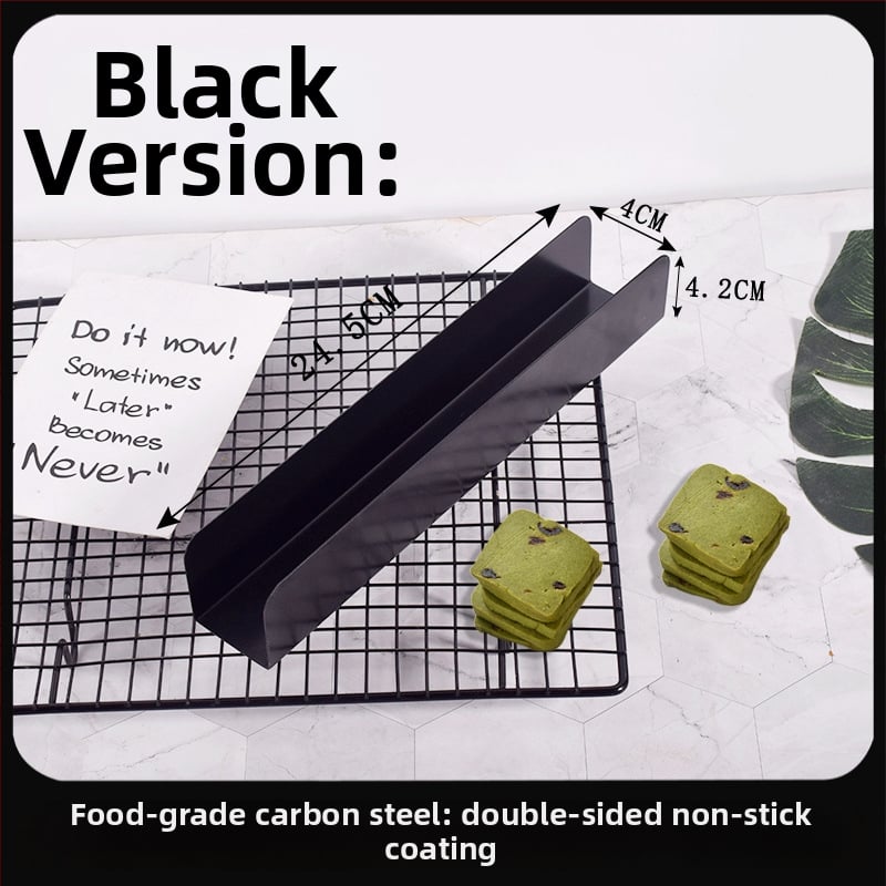 У-образна незалепваща форма за бисквити и хлебни изделия, от дебелоуглеродна стомана