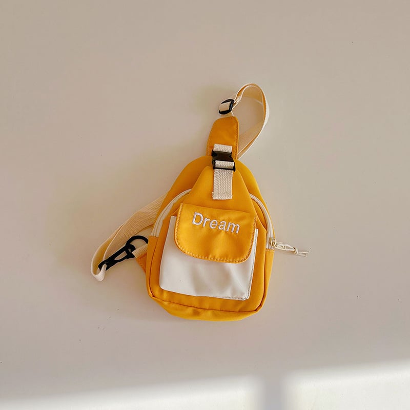 Dječja crossbody torba u korejskom stilu, mala torba preko ramena s kontrastnim bojama