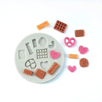 Кръгла силиконова форма за печива за кексове, бисквитки и вафли