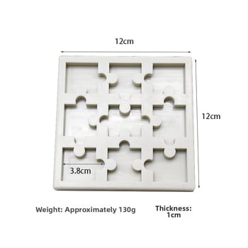 Силиконова форма за торта с форма на пъзел за декорация