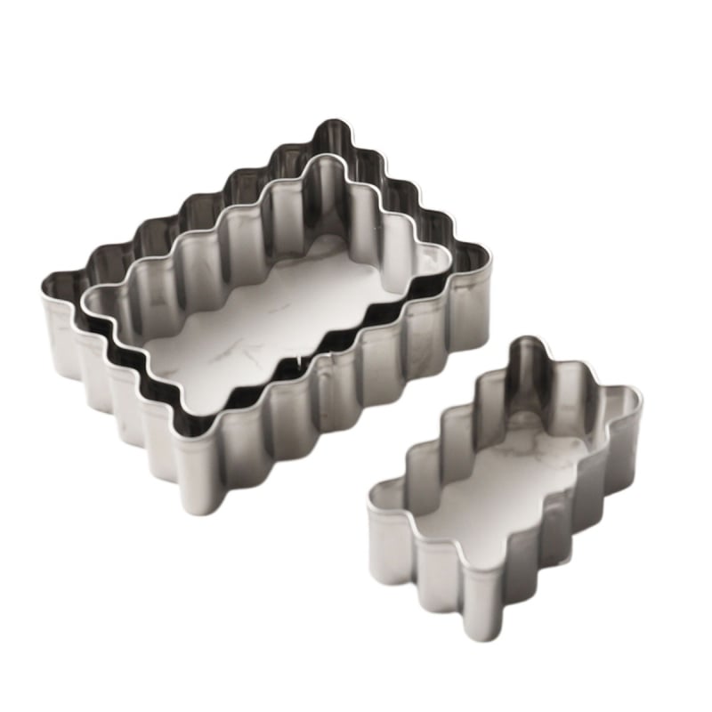 Rozsdamentes acél süteményforma, kör alakú