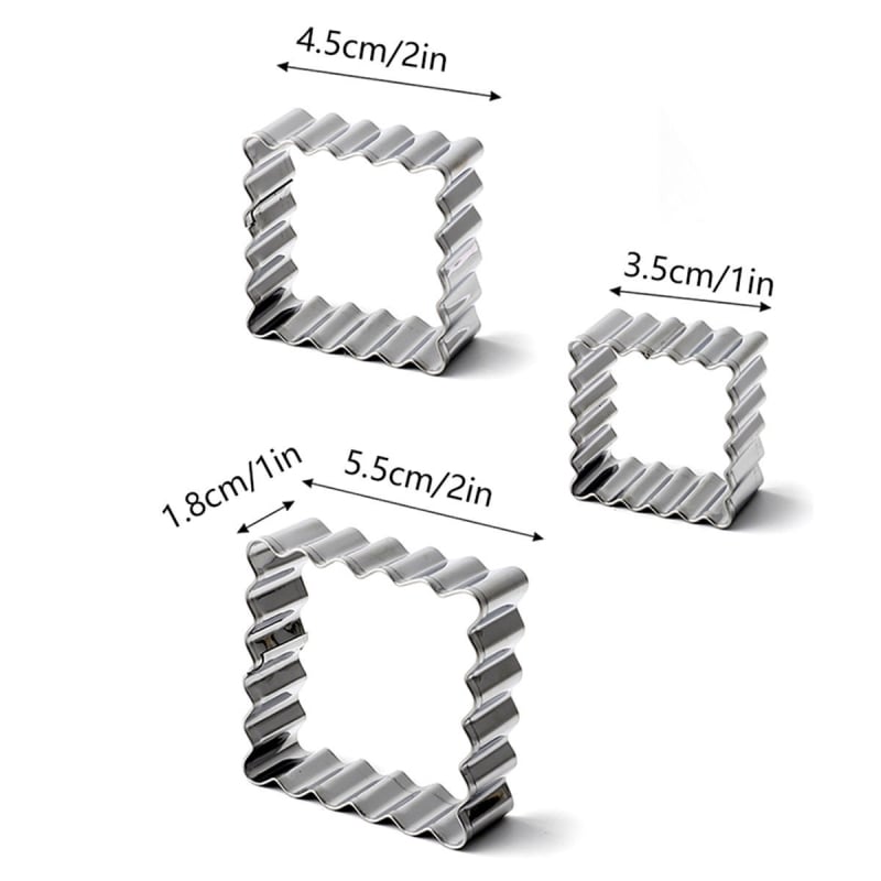 Rozsdamentes acél süteményforma, kör alakú