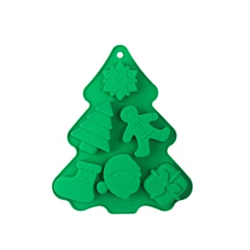 Силиконова форма за коледно дърво за печене на торти, нестандартен стил, лицензиран частен етикет
