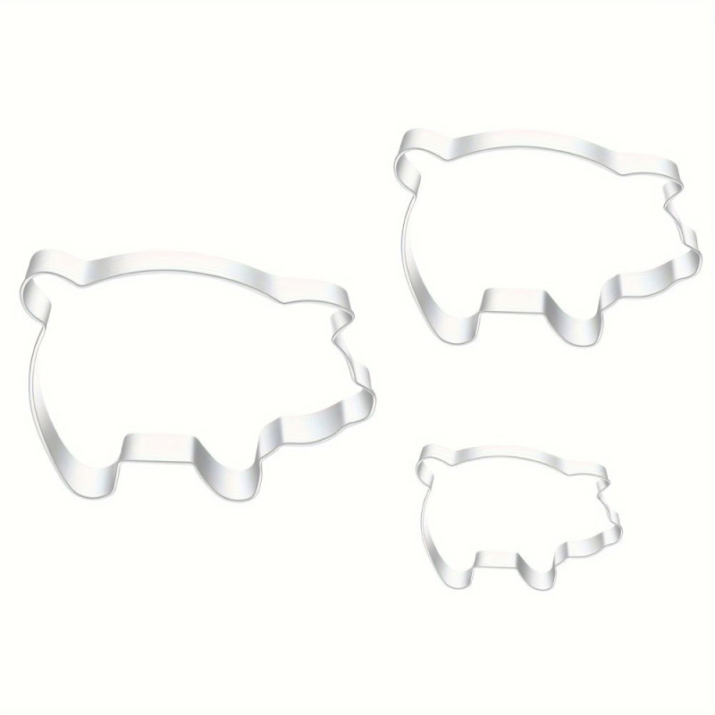 Kalup za kekse Rich Billion Piggy Series – nehrđajući čelik, neobičan oblik, za pečenje keksa