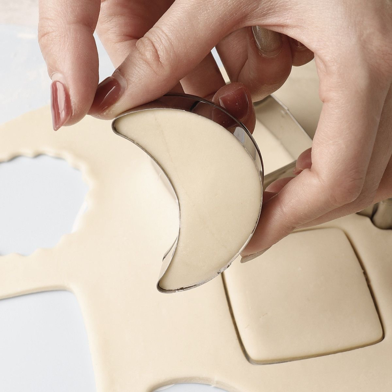 Форма за бисквитки от неръждаема стомана, нерегулярна форма, за печене, модерен минималистичен стил