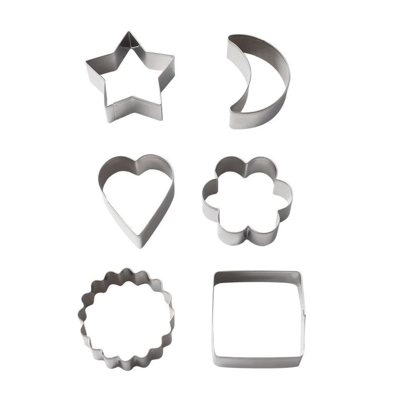Форма за бисквитки от неръждаема стомана, нерегулярна форма, за печене, модерен минималистичен стил
