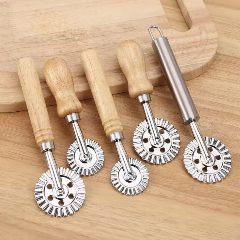 Кръгла формичка за тестени изделия от цинкова сплав за оформяне на шарки върху сладки