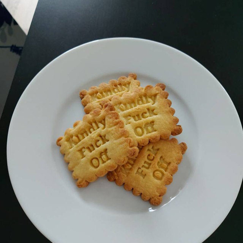 Форма за бисквитки, нередовна форма, пластмасова, марка zxxssg