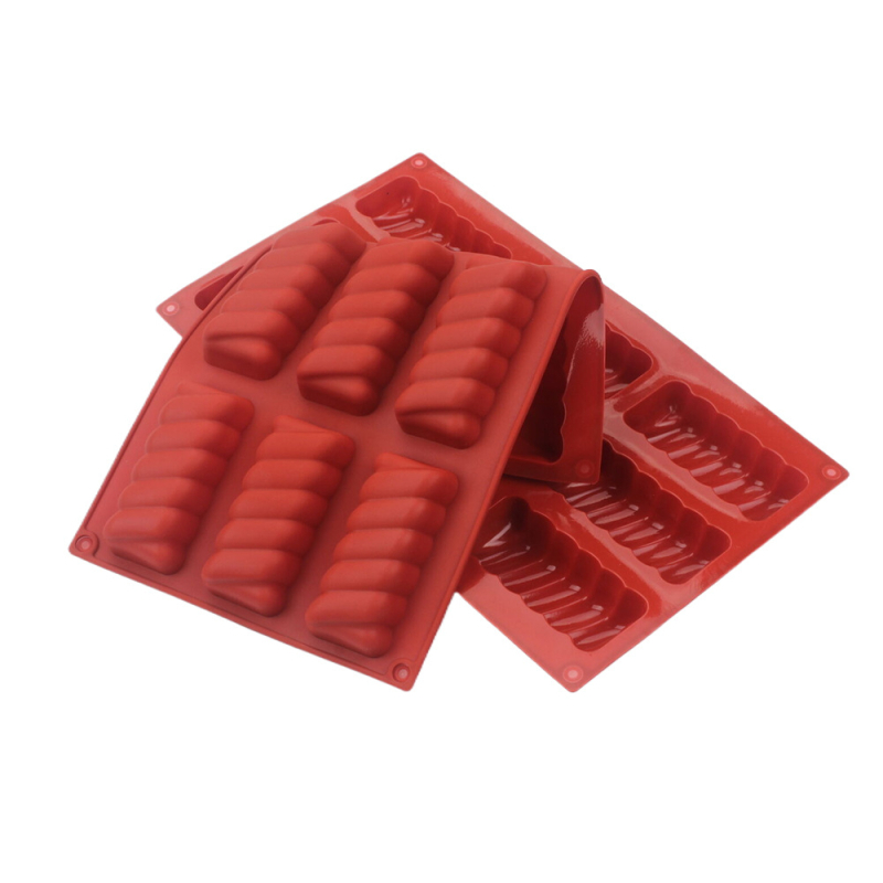 Силиконова форма за кексове, нестандартна форма, за печене, пусната през 2024 г.