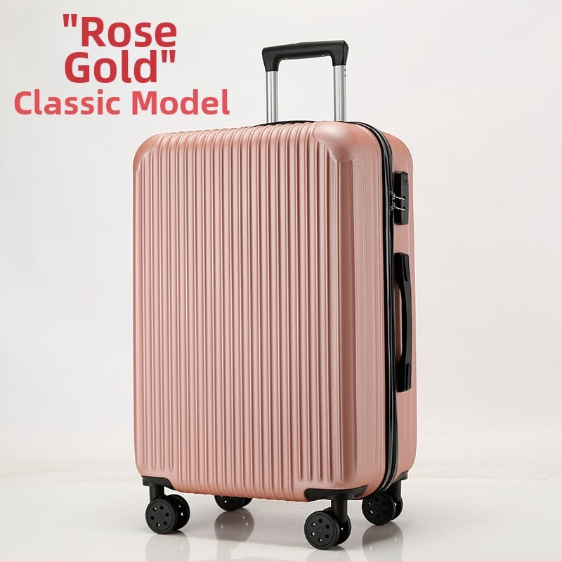 Ceļojumu koferis – ABS+PC, 5 kg, Universālie riteņi, Aizvēršana ar rāvējslēdzēju, Paroles slēdzene