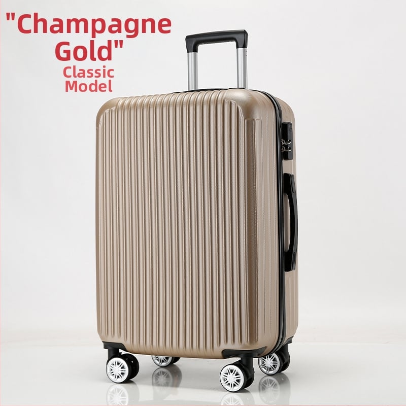 Ceļojumu koferis – ABS+PC, 5 kg, Universālie riteņi, Aizvēršana ar rāvējslēdzēju, Paroles slēdzene