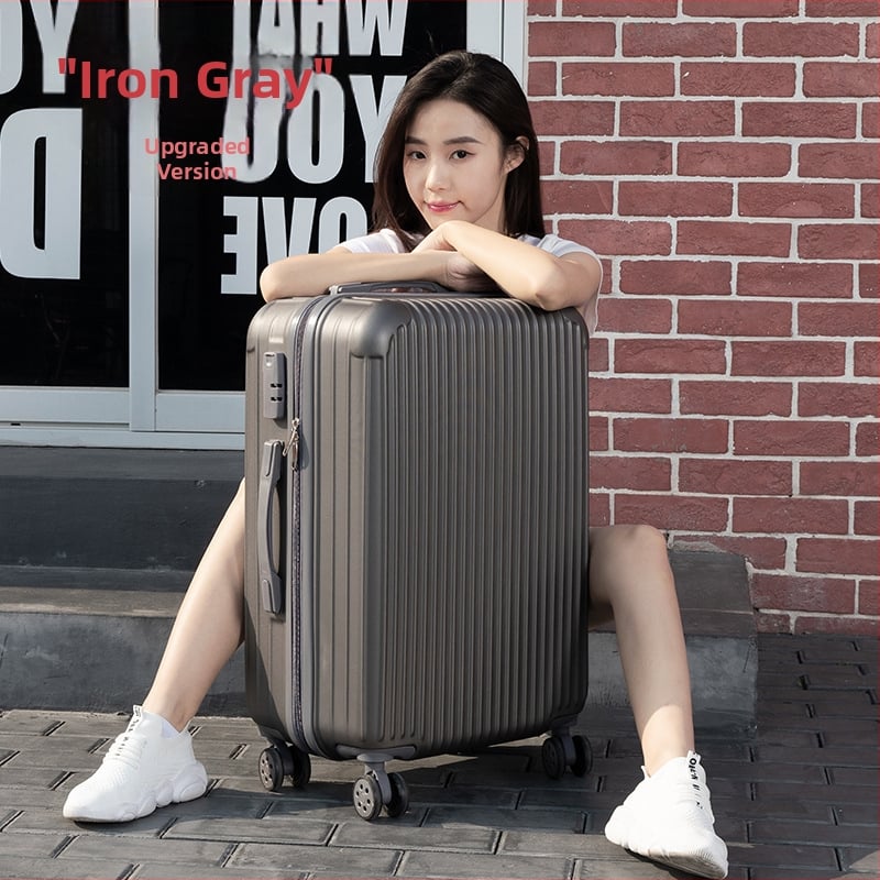 Ceļojumu koferis – ABS+PC, 5 kg, Universālie riteņi, Aizvēršana ar rāvējslēdzēju, Paroles slēdzene