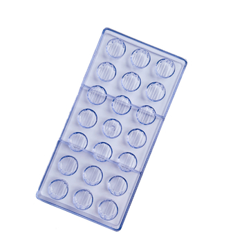 NEOBAKE kalupi za čokoladu - redoviti mnogokutni oblik, plastični, za izradu čokolade i žele pudinga, prehrambena kvaliteta