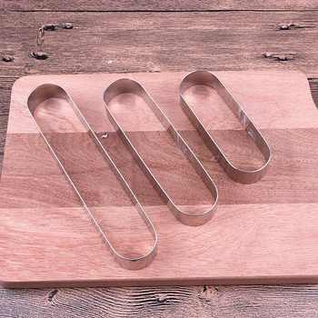 Овална форма за мус за торти, неръждаема стомана, за печене