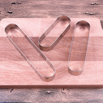 Овална форма за мус за торти, неръждаема стомана, за печене