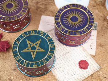 Силиконова формичка за печене за епоксидна смола, неравна форма, мотиви: дванадесет зодии, звездно небе и звезда с пет върха