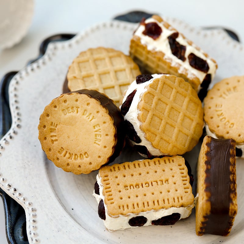 Skup kalupa za izradu keksa za pečenje — okrugli oblik, ABS materijal, retro/antik stil, težina 76 g, serija Waffle cutting die set