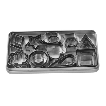 Комплект форми за сладки: 430 неръждаема стомана, кръгла форма, модерен минималистичен стил, пускане през 2025 г.