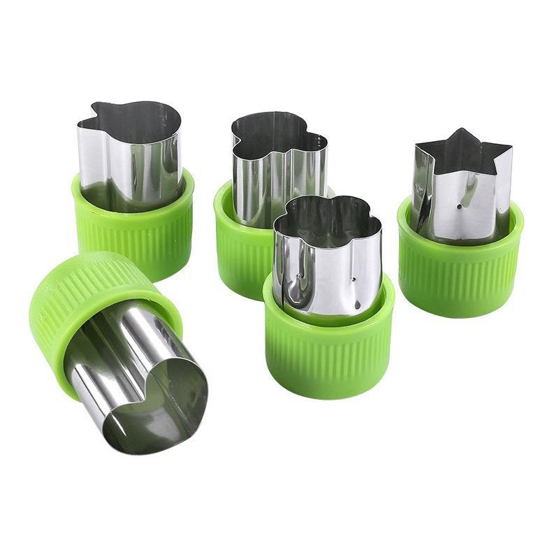 Комплект от 5 форми за сладки за печене – нестандартни форми, от неръждаема стомана и PP