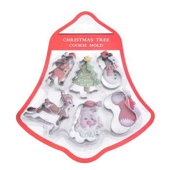 Неръждаеми формички за сладки, комплект от 6 бр., нестандартна форма, за печене