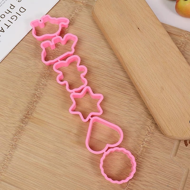 Комплект от 6 форми за сладки, PP материал, неправилни форми за оформяне на сладки